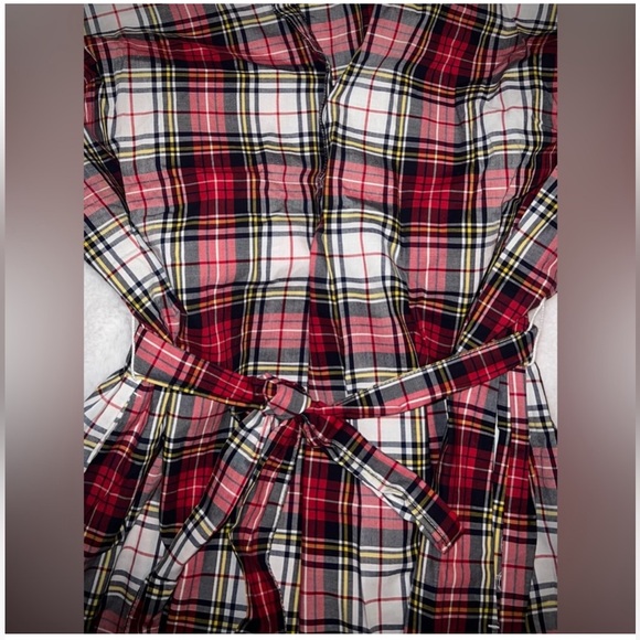 Tommy Hilfiger Plaid Dress LARGE - Picture 3 of 8